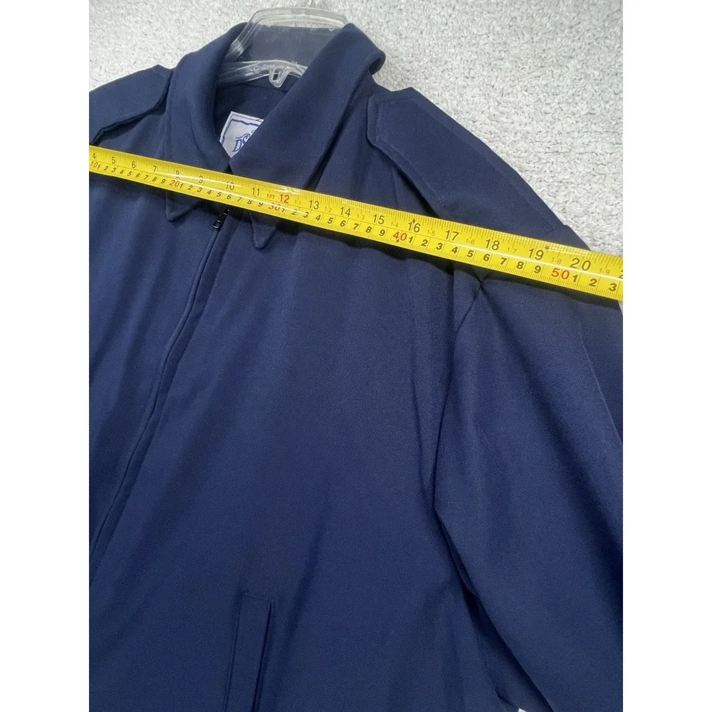 DSCP Wool Jacket Mens 46L USAF Flight Bomber Navy Military 2002 Vintage EUC